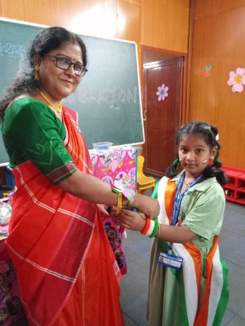 Class l PreIndependence day and Rakhi celebration.