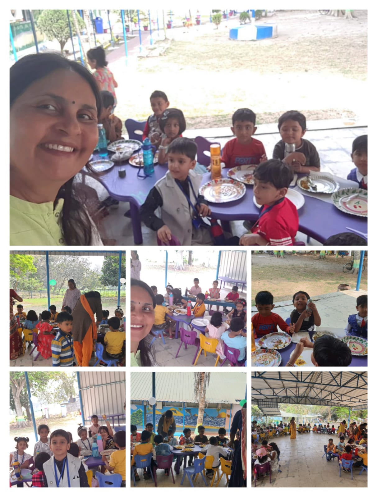 Community Lunch  Nursery Wing Classes  LKG and UKG