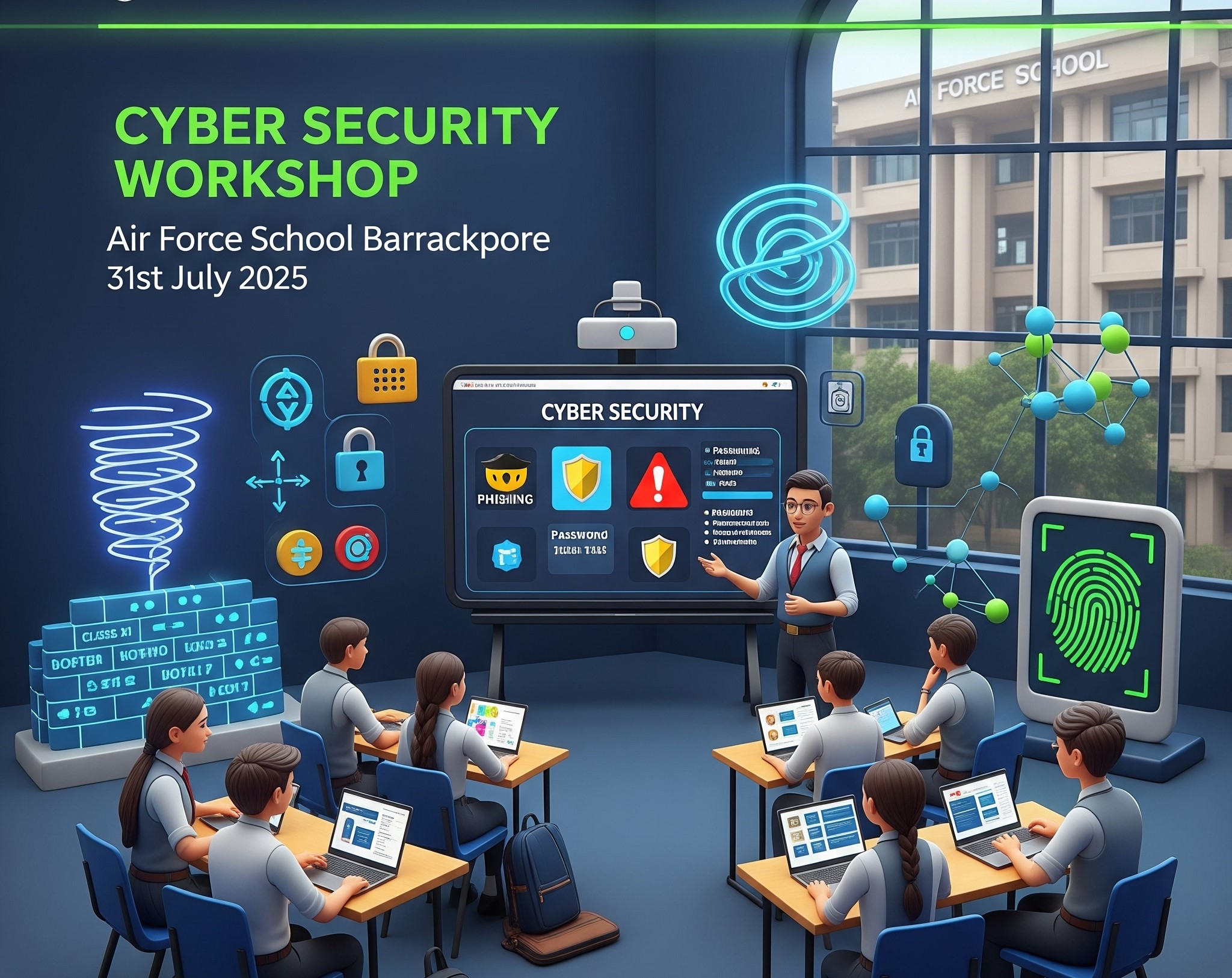 Cyber Security Workshop for Classes XI & XII