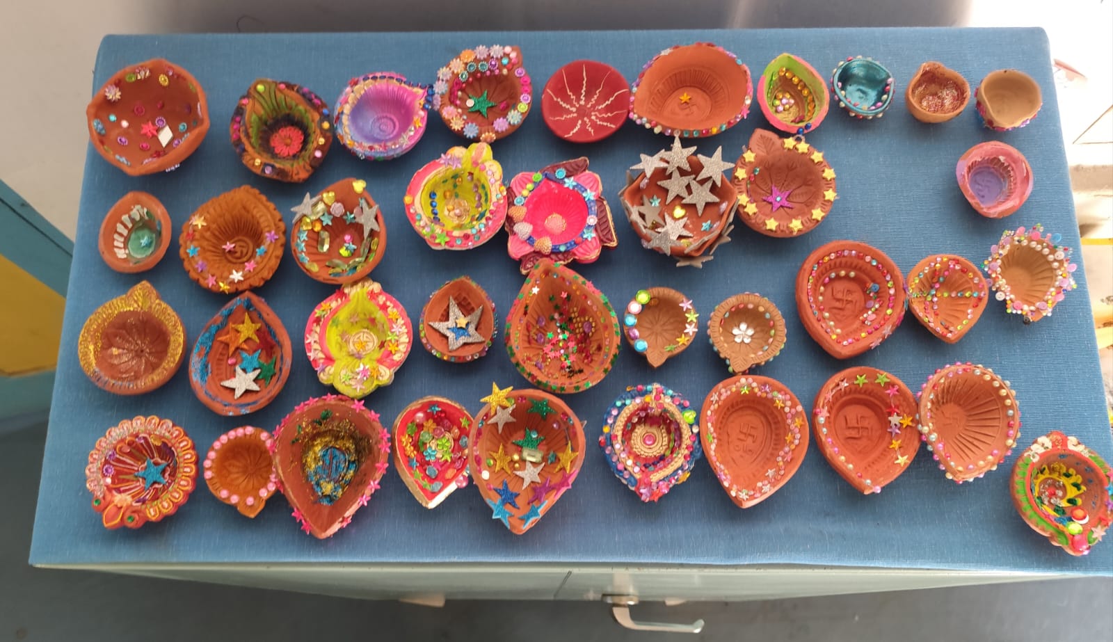 Traditional Day Celebration  Diya making activity