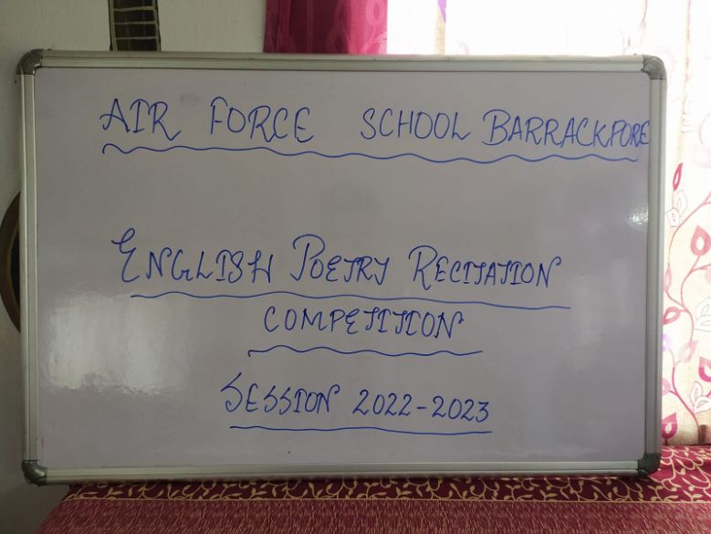 English Poetry Recitation Competition