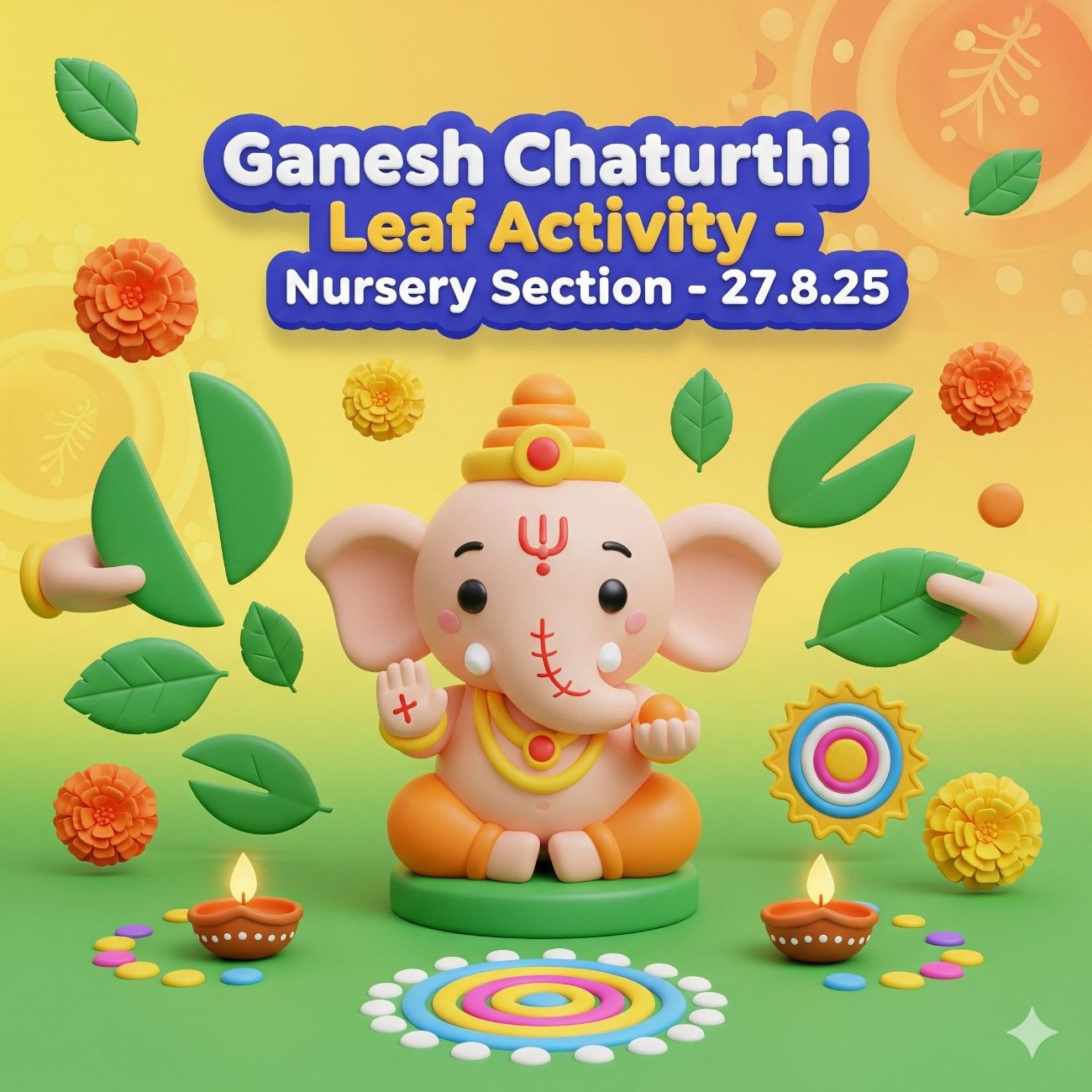 Ganesh Chaturthi  Leaf Activity