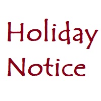 Holiday Notice (Good Friday)