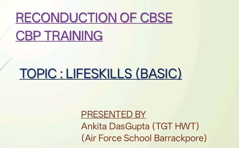 The Demonstration on Life skill