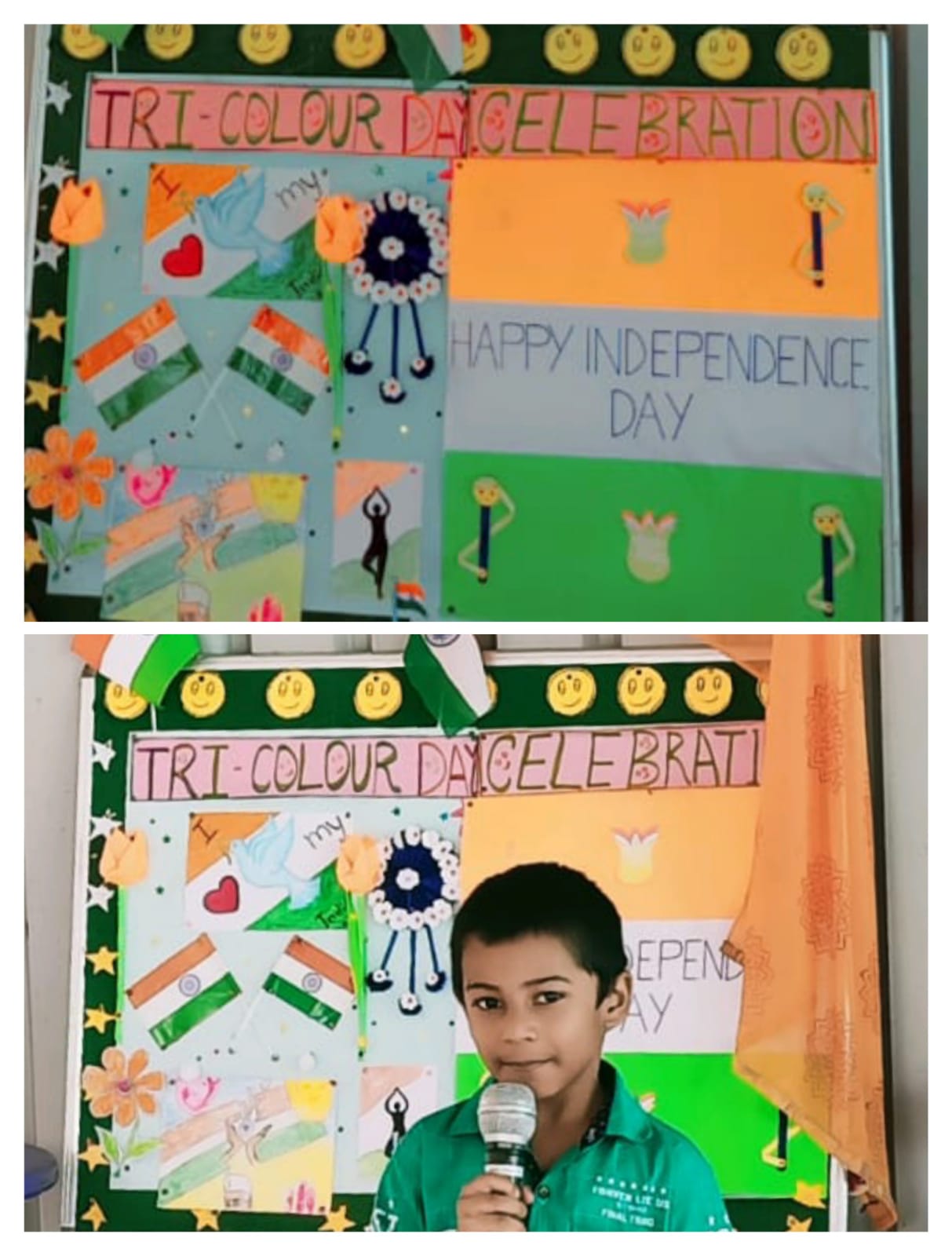 Tri colour day celebration 14.8.2023 Nursery Wing