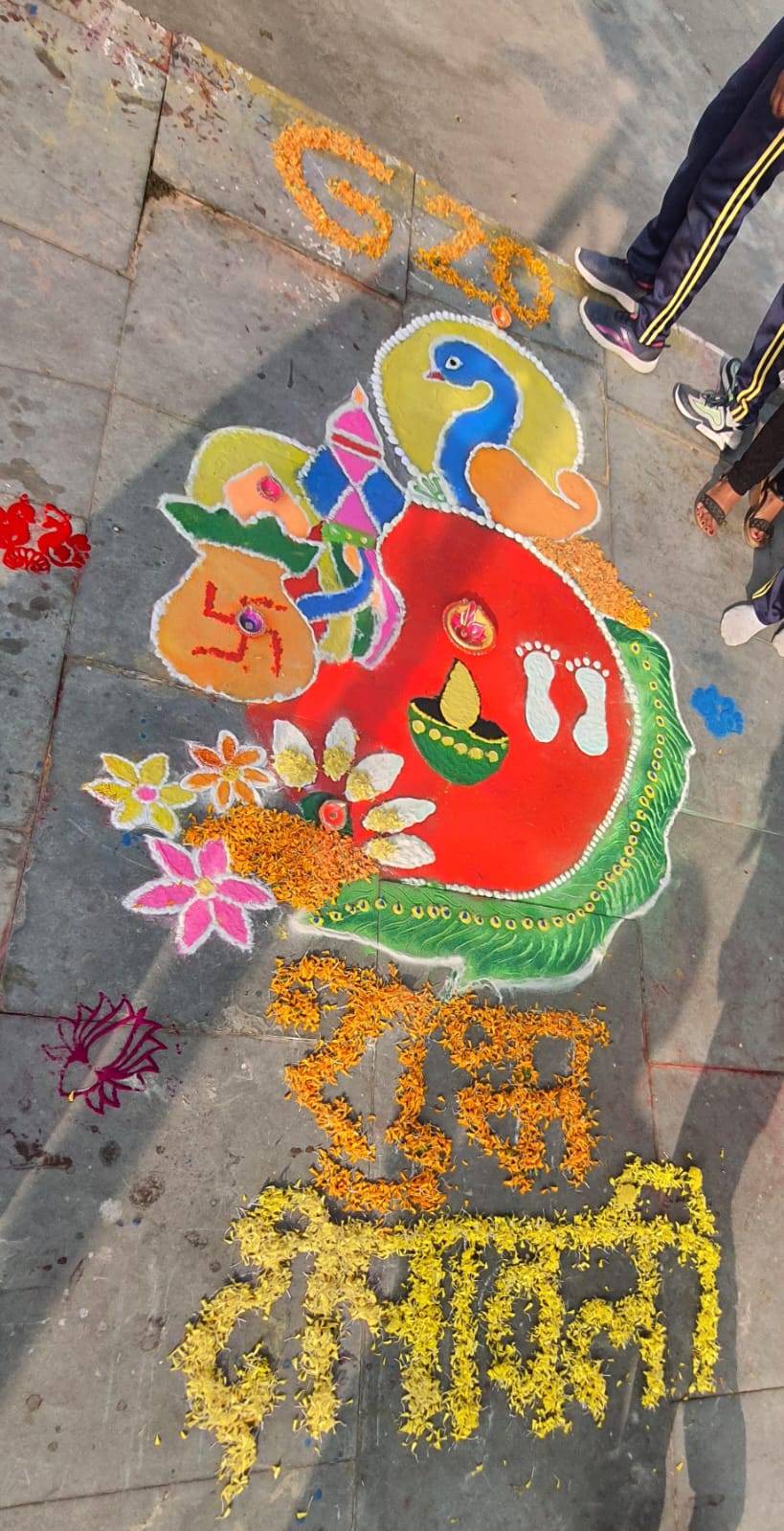 Interhouse Rangoli Competition...