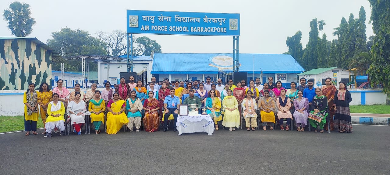Setting New Heights : Pioneering as the First Senior Secondary School in Eastern Air Command , Inspiring Success and shaping future with excellence for Generations!"