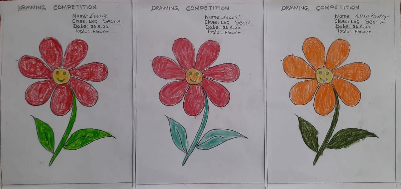 Drawing competition LKG & UKG (23RD & 24th July 2021) | St. Peter's School  Faridabad Sec-16A
